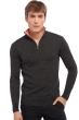 Baby Alpaca & Cashmere men vihari charcoal marl peach xl